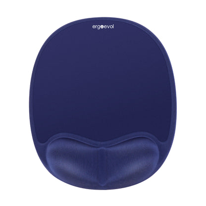 Ergoevol Ergonomic Mouse Pad with Wrist Rest for Ergonomic Vertical Mouse Memory Foam Model(Midnight Blue)