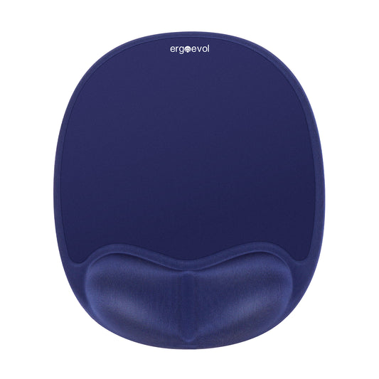 Ergoevol Ergonomic Mouse Pad with Wrist Rest for Ergonomic Vertical Mouse Memory Foam Model(Midnight Blue)